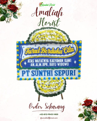 Papan Bunga Duka di Bandarharjo